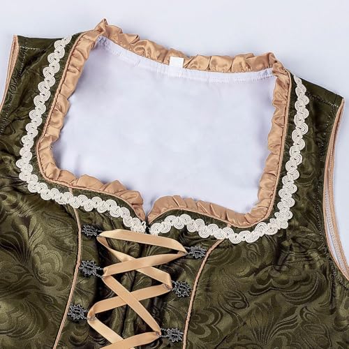 Percha de pared gótica elegante vestido de cosplay de encaje, disfraz gótico para mujeres, juego de rol, traje de fiesta con delantal, corsé, corsé, Halloween, cosplay, disfraces para hombres mayores