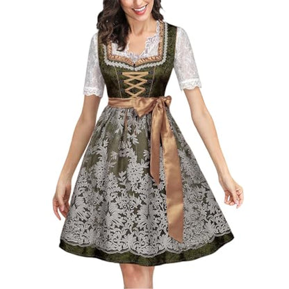 Percha de pared gótica elegante vestido de cosplay de encaje, disfraz gótico para mujeres, juego de rol, traje de fiesta con delantal, corsé, corsé, Halloween, cosplay, disfraces para hombres mayores